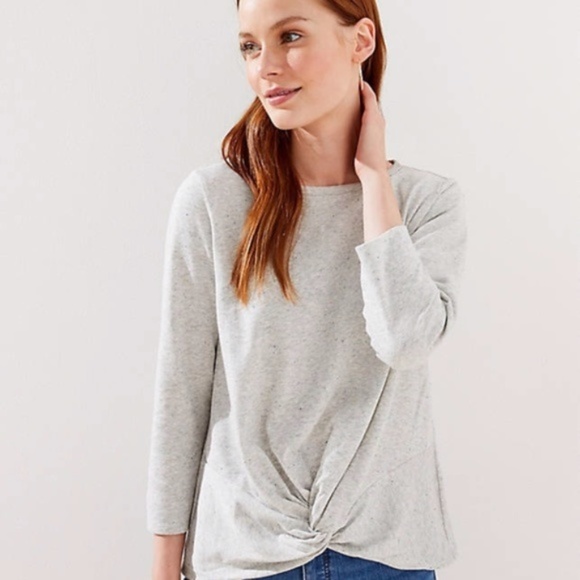 LOFT Tops - NWT LOFT Women's Twist Hem Sweatshirt
